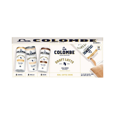 La Colombe Coffee Draft Latte, Variety Pack, Cans, 12 pk./9 fl. oz.